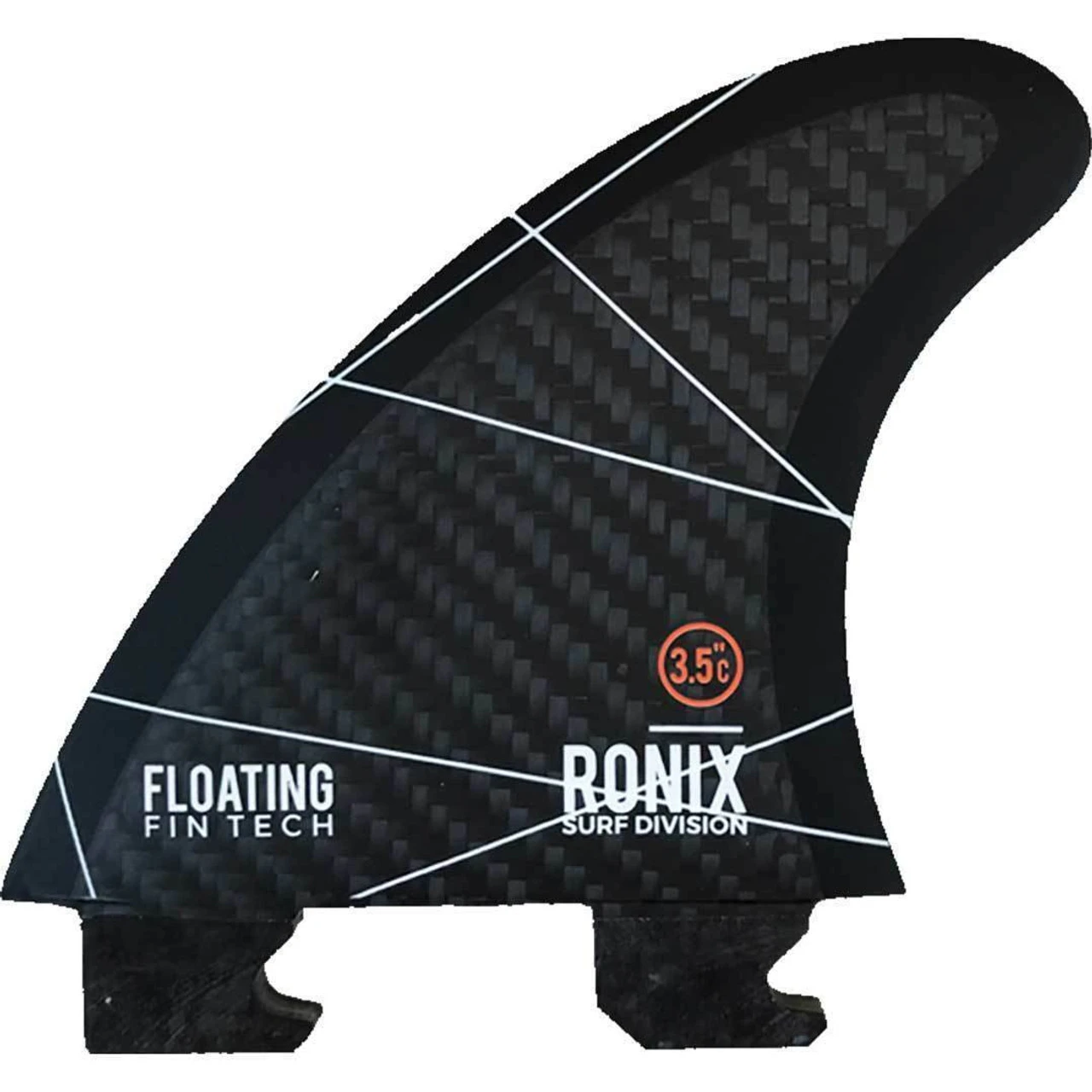 Ronix Floating Fin-S 2.0 Tool-Less Fiberglass - Surf Fin - 3.5"
