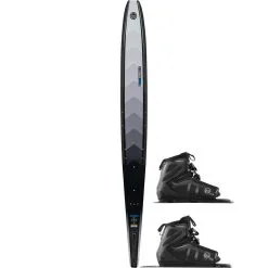 HO Carbon Omega Max Water Ski W/ Double Stance 130 Bindings - 2023