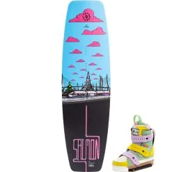 Slingshot Salmon Wakeboard Package W/ Copycat Boots - 2022