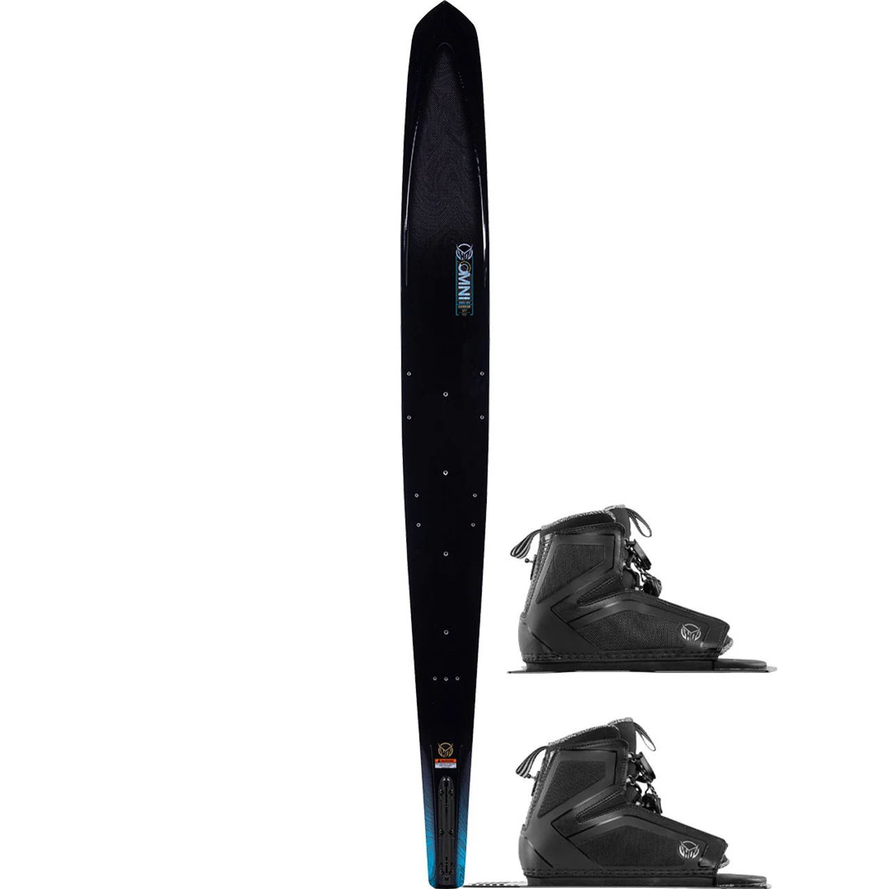 HO Carbon Omni Water Ski W/ Double Stance 110 Bindings - 2023
