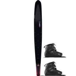 HO Carbon Omni Wide Water Ski W/ Double Stance 110 Bindings - 2023
