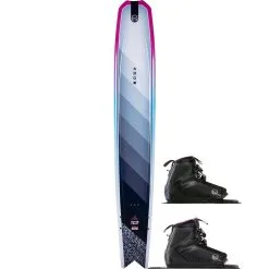 HO Hovercraft Water Ski W/ Double Women's Stance 110 Bindings - 2023 - Pink
