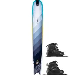 HO Hovercraft Water Ski W/ Double Stance 110 Bindings - 2023 - Teal