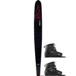 HO Omni Wide Water Ski W/ Double Stance 110 Bindings - 2023