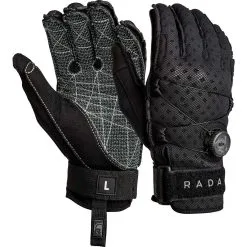 Radar Vapor Boa-K Inside-Out Water Ski Gloves - Black