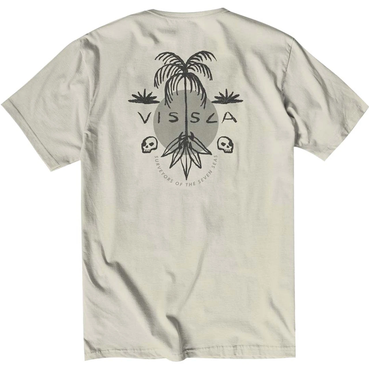 Vissla Above And Beyond Organic Tee - Bone - Image 2