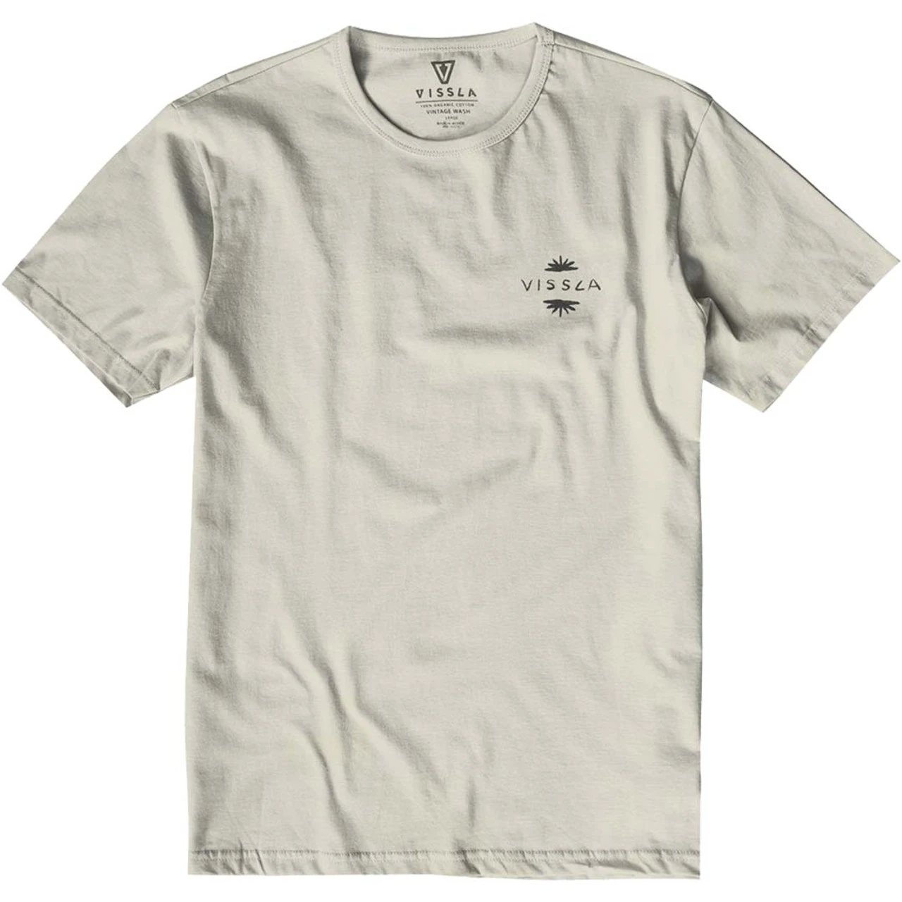Vissla Above And Beyond Organic Tee - Bone