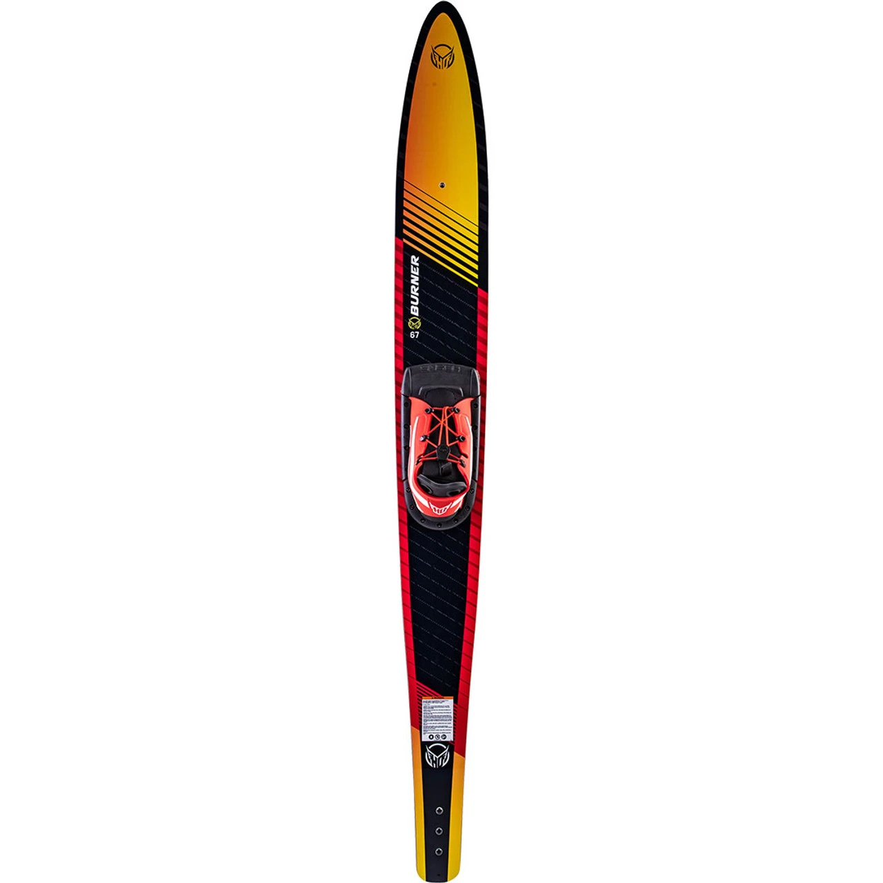 HO Burner Combo Water Skis W/ Blaze Bindings - 2023 - Image 2