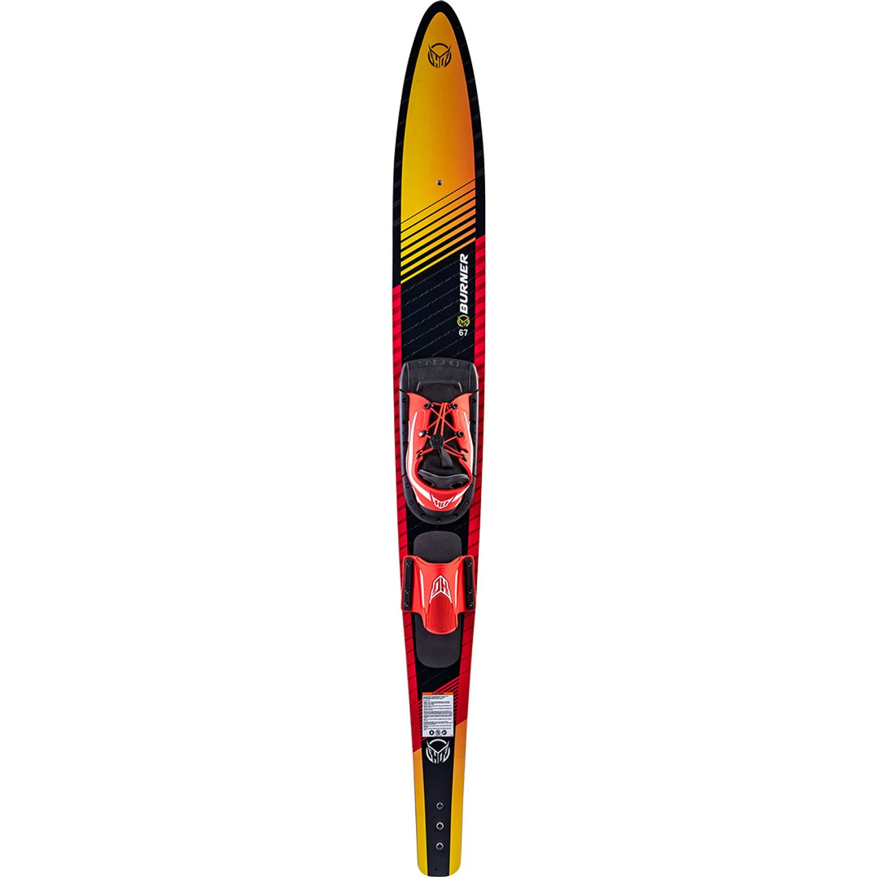 HO Burner Combo Water Skis W/ Blaze Bindings - 2023 - Image 3
